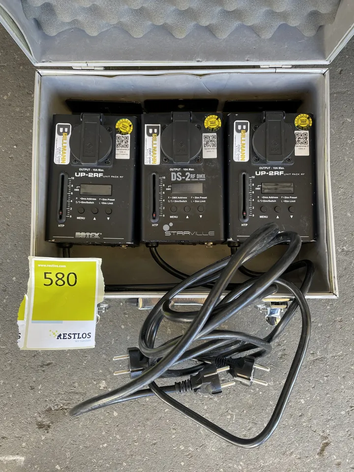 3x Handdimmer ohne Koffer